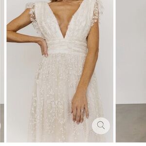 Baltic Born Cream Lace Wedding Dress